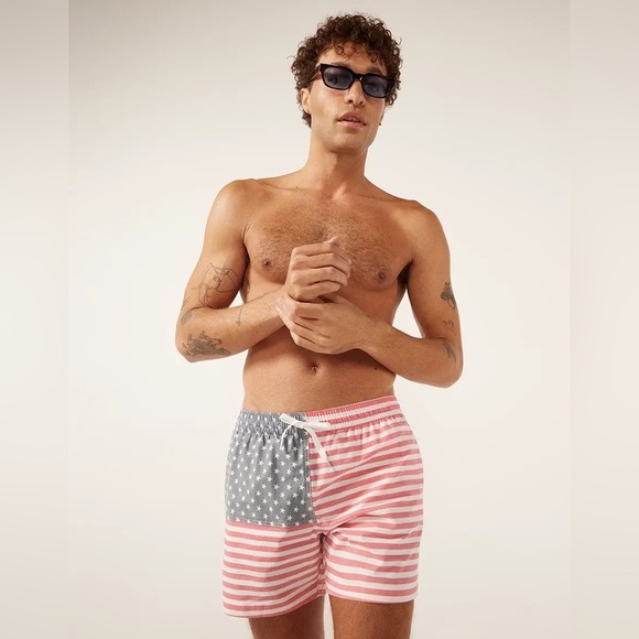 Chubbies Red, White, Blue ‘Merica Swim Shorts M 4in - Picture 1 of 5